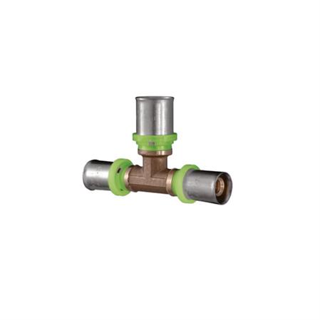 Raccordo Tubo Multistrato Pressare Tee Intermedia Rid. D.20x26x20x3