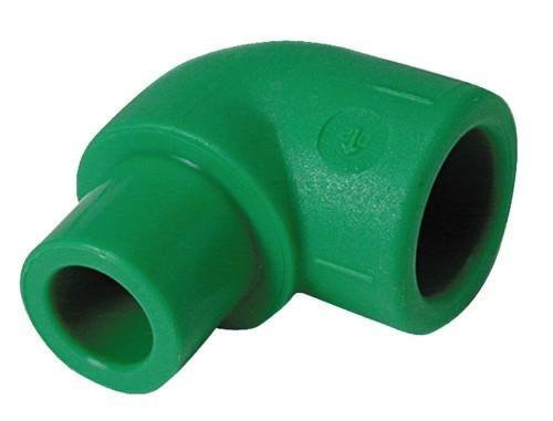 Raccordo PP-R Random a Saldare Gomito 90° Maschio Femmina D.25x25