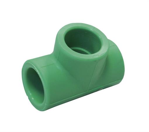 Raccordo PP-R Random a Saldare Tee Femmina Femmina D.40x40x40