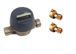 Contatore Acqua Asciutto Bosco Completo di Raccordi e Bollo D.3/4