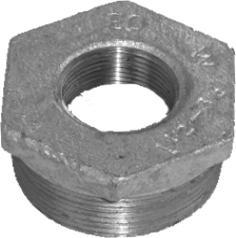 Raccordo Ghisa Zincato Riduzione Maschio Femm. Fig.241 D.4x2