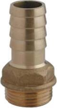 Raccordo Ottone Giallo Portagomma Maschio per Tubo Gpl D.1/2x10
