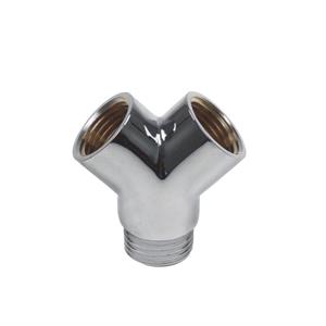 Raccordo Ottone Cromato a Y Maschio D.1/2