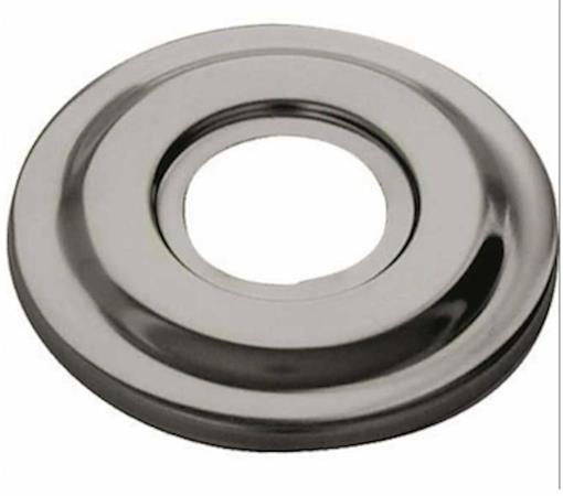 Rosetta per Rubinetto Tonda Tipo Sagomato Ottone Cromato D.1/2 mm 60