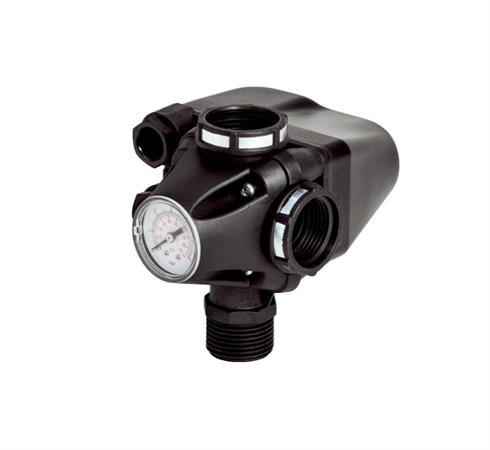 Pressostato Monoblocco con Tee 5 Vie + Manometro Italtecnica