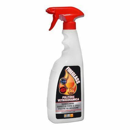Pulitore Termocamino Vetroceramica Faren FIREGLASS ml 750 Spray