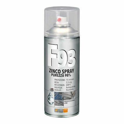 Zinco Professionale Spray Purezza 98% Faren F93 Bomboletta ml 400