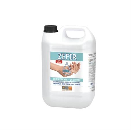 Igienizzante Zefir Gel Detergente Mani 65% Alcool Lt 5 Fustino