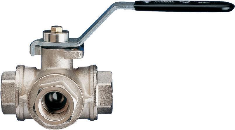 Valvola a 3 Vie Deviatrice Manovra a T D.1  3500 R.B.