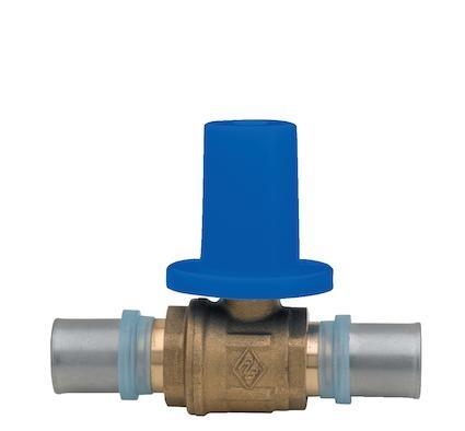 Valvola Incasso Attacchi a Pressare Cappuccio Cromato D.16 Multistr.