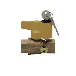 Valvola Gas Post Contatore con Presa Press.Serrat. FF D.1x1   R.B.