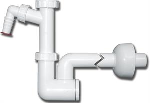 Sifone a Bottiglia HL per Lavabo C/Ros.Lavatrice DN 32x5/4 HL133/30