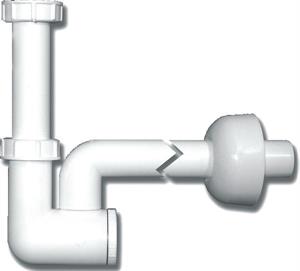 Sifone a Bottiglia HL Lavabo e Bidet C/Rosone DN 32x5/4 HL135/30