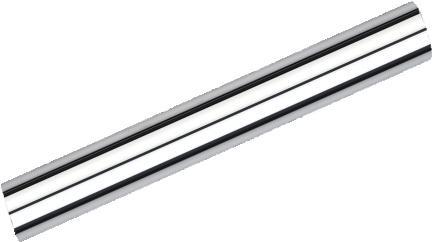 Canotto Diritto Ottone Cromato D.32x300