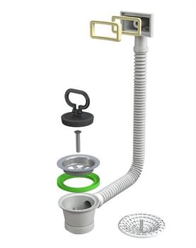 Piletta Lavello con Troppo Pieno D.11/2