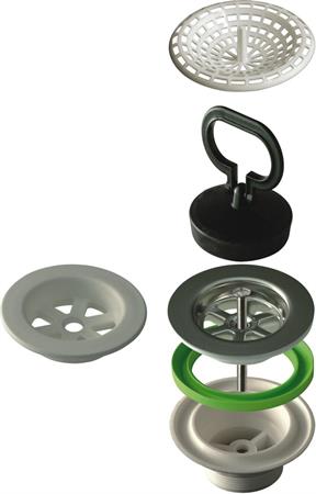 Piletta Lavello Senza Troppo Pieno con Tappo D.11/2