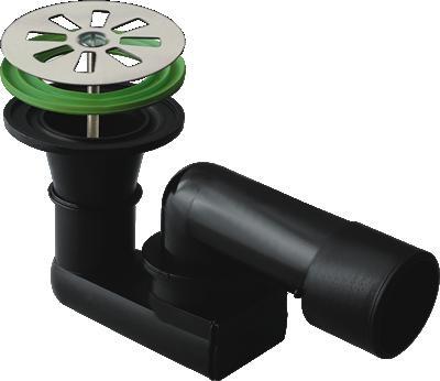 Piletta Sifoide Ribassata Orientabile ad Innesto D.11/2x80 40-50