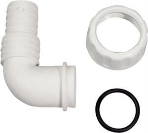 Raccordo Attacco Portagomma Lavatrice D.1 Bianco