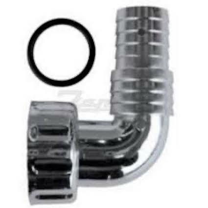 Raccordo Attacco Portagomma Lavatrice D.1 Cromato