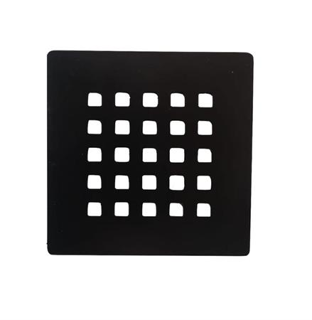 Griglia Inox Nera    per Piatto Doccia Politek