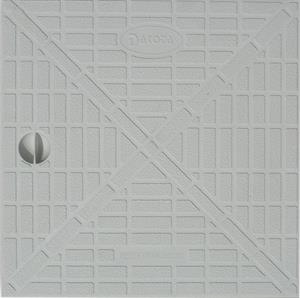 Coperchio Chiuso non Carrabile per Pozzetto in PP D.550x550 Eko