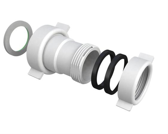 Passepartout Connessione Flangiato Riduzione F PP Bianc.D.32x11/2mm