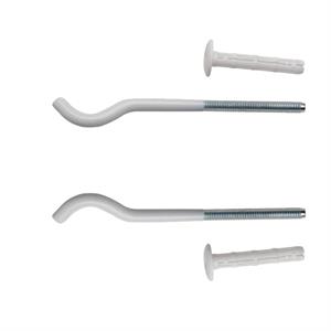 Mensole Radiatori Alluminio Tonde Coppia D.70x170 Bianche