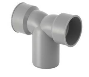 Curva Tecnica Doppia PP HTSWD.40x50x50 ad Innesto