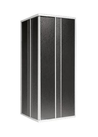 Box Doccia ad Angolo 2 Lati Scorrevoli Cm 80-90 (78/88) Acrilico