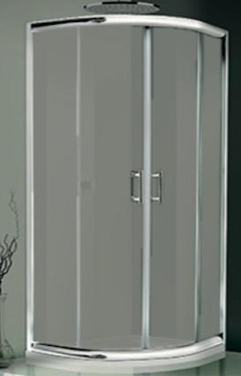 Box Doccia Cristallo 6mm Tonga H190 Semicircolare Cm 87,5/90 SC TS05