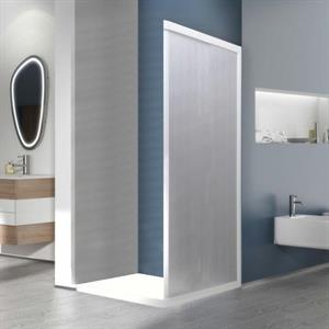 Box Doccia Acrilico Smart H185 Parete Fissa 1 Lato Cm 67-70