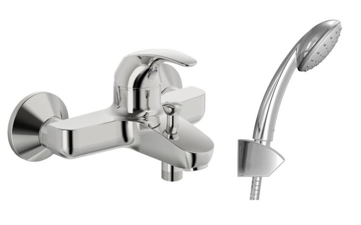 Miscelatore Vasca Esterna Cromo Hansa Pico C/Duplex Doccia D.1/2