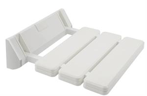 Sedile Ribaltabile per Doccia in Alluminio Verniciato Portata 130 kg