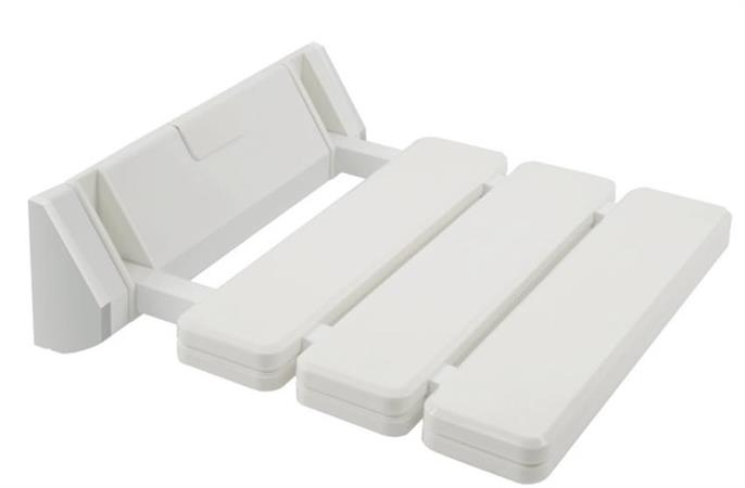 Sedile Ribaltabile per Doccia in Alluminio Verniciato Portata 130 kg