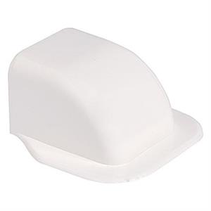 Curva a Muro Base per Canalina per Clima PVC Bianca H65mm x P90mm