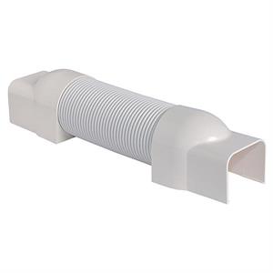 Giunto Flessibile Base per Canalina per Clima PVC Bianca H65mmxP90mm