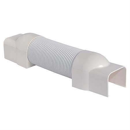 Giunto Flessibile Base per Canalina per Clima PVC Bianca H65mmxP90mm