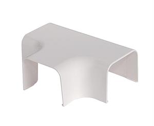 Derivazione Aggancio Base per Canalina Clima PVC Bianca  H65mmxP90mm