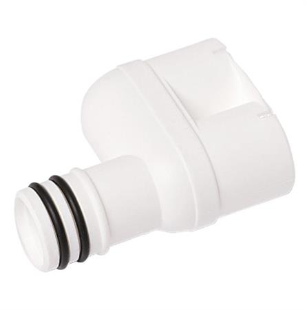 Raccordo Spostato per Tubo Spirolato Condensa Clima D.16-18 B/co Pvc