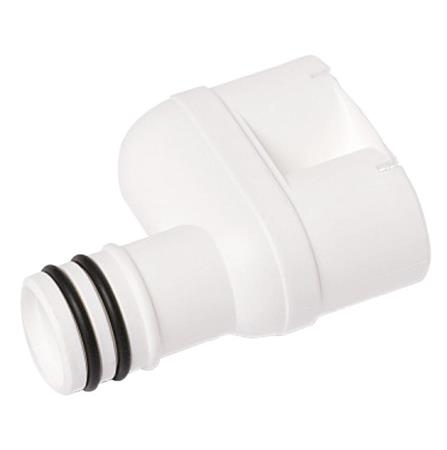 Raccordo Spostato per Tubo Spirolato Condensa Clima D.18-20 B/co Pvc