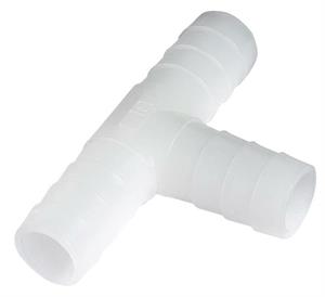 Raccordo a Tee per Tubo Spirolato Condensa Clima D.16 Bianco Pvc