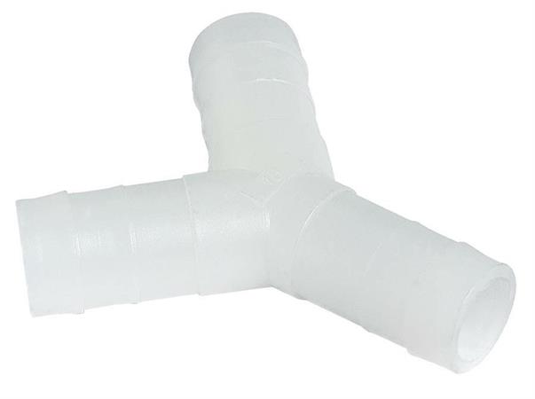Raccordo a Y per Tubo Spirolato Condensa Clima D.20 Bianco Pvc