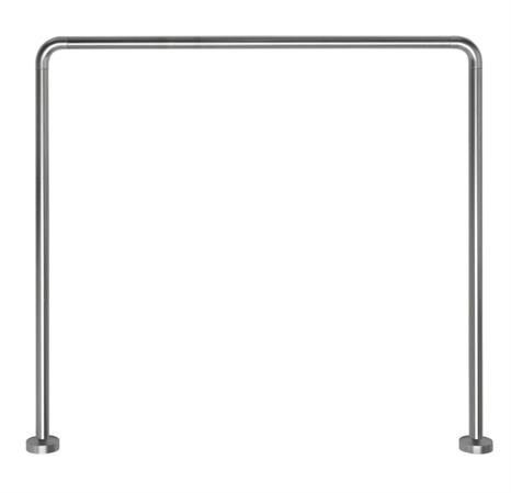 Telaio per Doccia a U Tre Lati Cm 80x80x80 Bianco