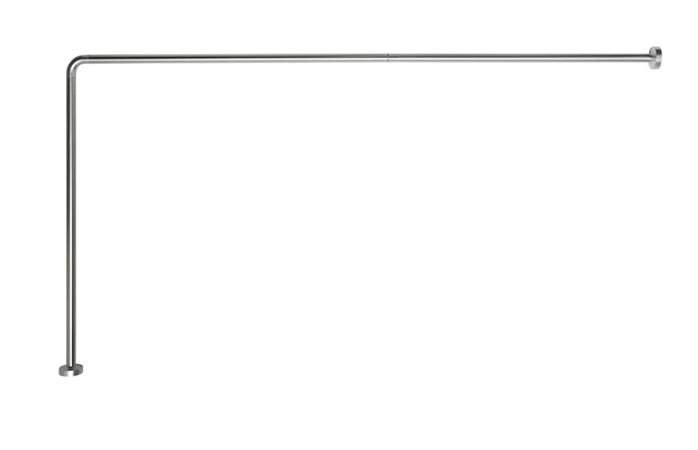 Telaio per Vasca a L Due Lati Cm 80x170    Bianco