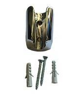 Gancio supporto Doccia Fisso in ABS Cromo Gaboli