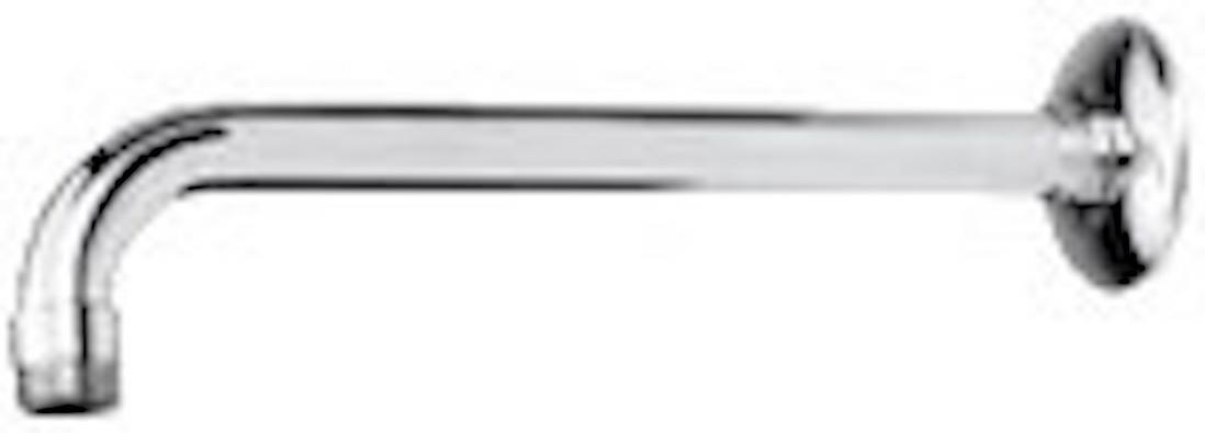 Braccio Doccia Tondo Cromato D.1/2 Cm 30 - 18x30