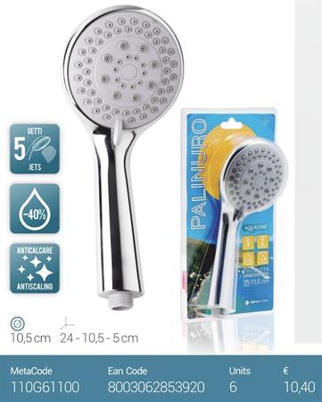 Doccetta Acqualine Metaform Cromo 5 Jet Palinuro in Blister