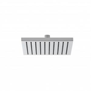 Soffione Doccia Quadro Cromo 200X200 Foulard Abs Anticalcare D.1/2