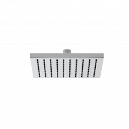 Soffione Doccia Quadro Cromo 200X200 Foulard Abs Anticalcare D.1/2