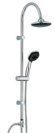 Colonna Doccia Set Mix Cromata Anticalacre 3 Jet Alpha Metaform 13mm